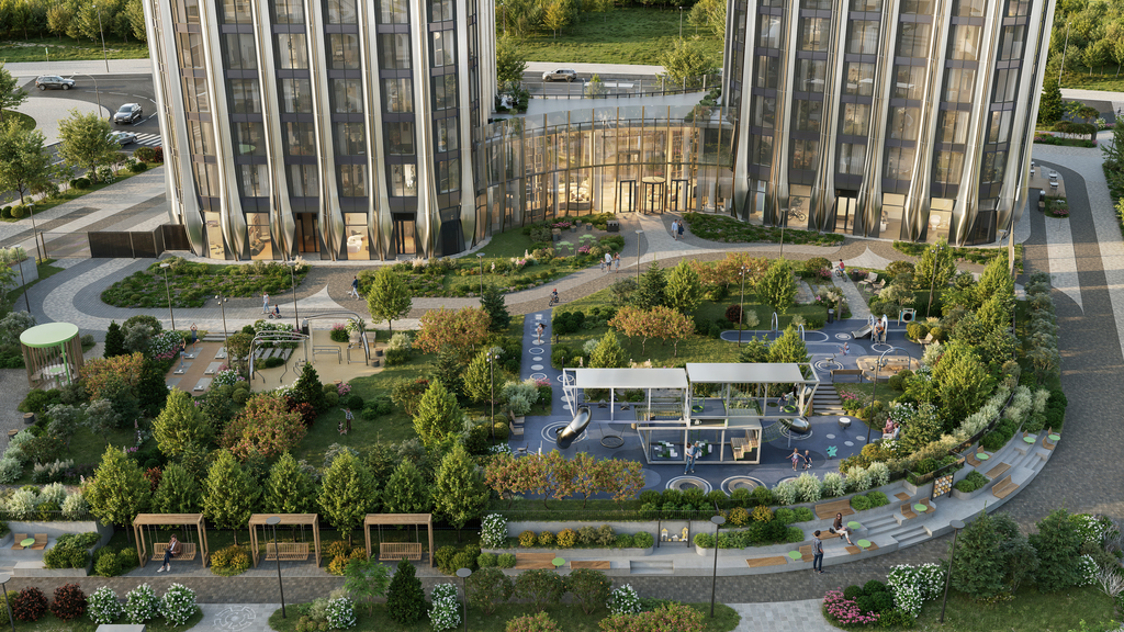 1-комнатная квартира в ЖК Жилой район ALIA (Алиа)