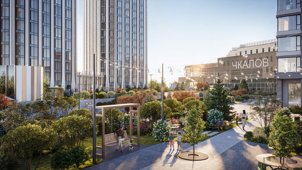 1-комнатная квартира в ЖК Жилой район ALIA (Алиа)