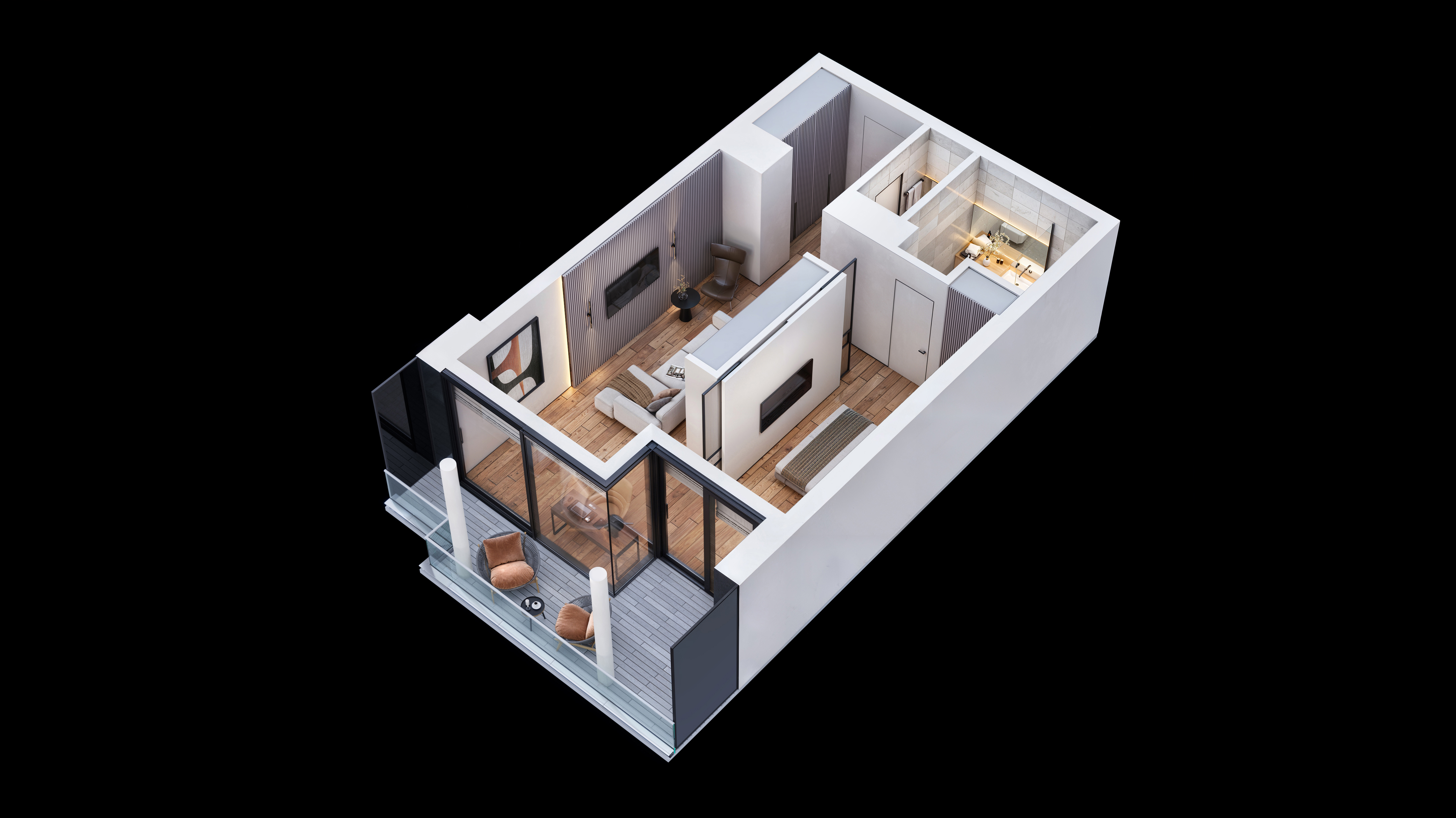 Планировка 1-комн. 4