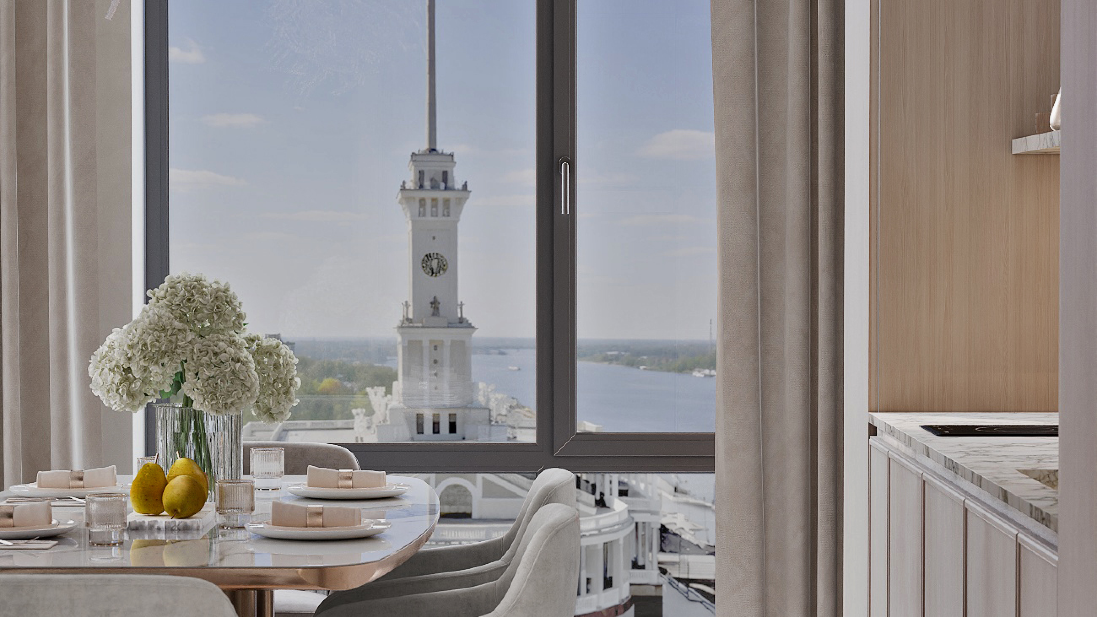 2х-комнатная квартира в ЖК Мангазея на Речном