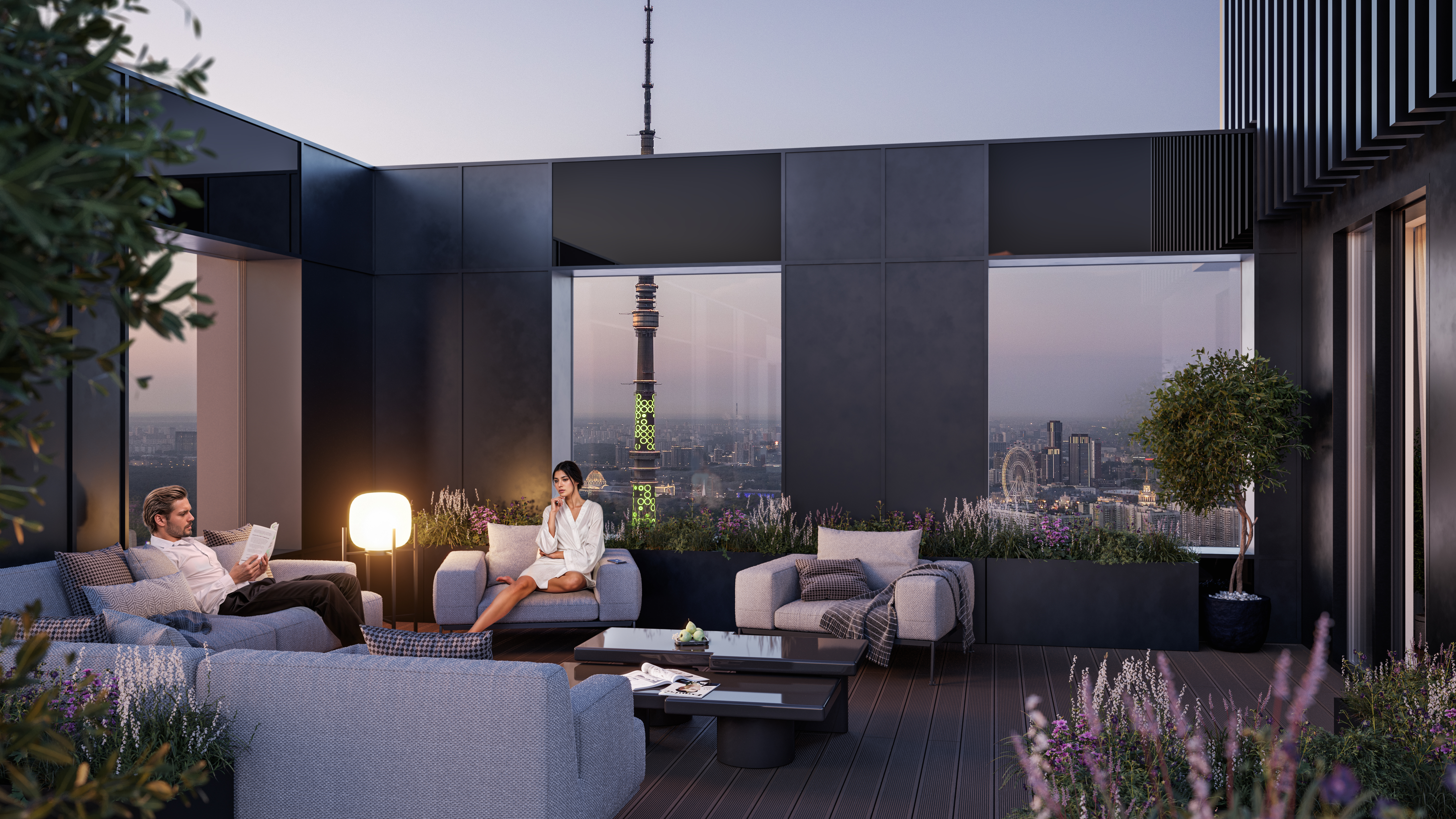 Квартал небоскрёбов Upside Towers 9