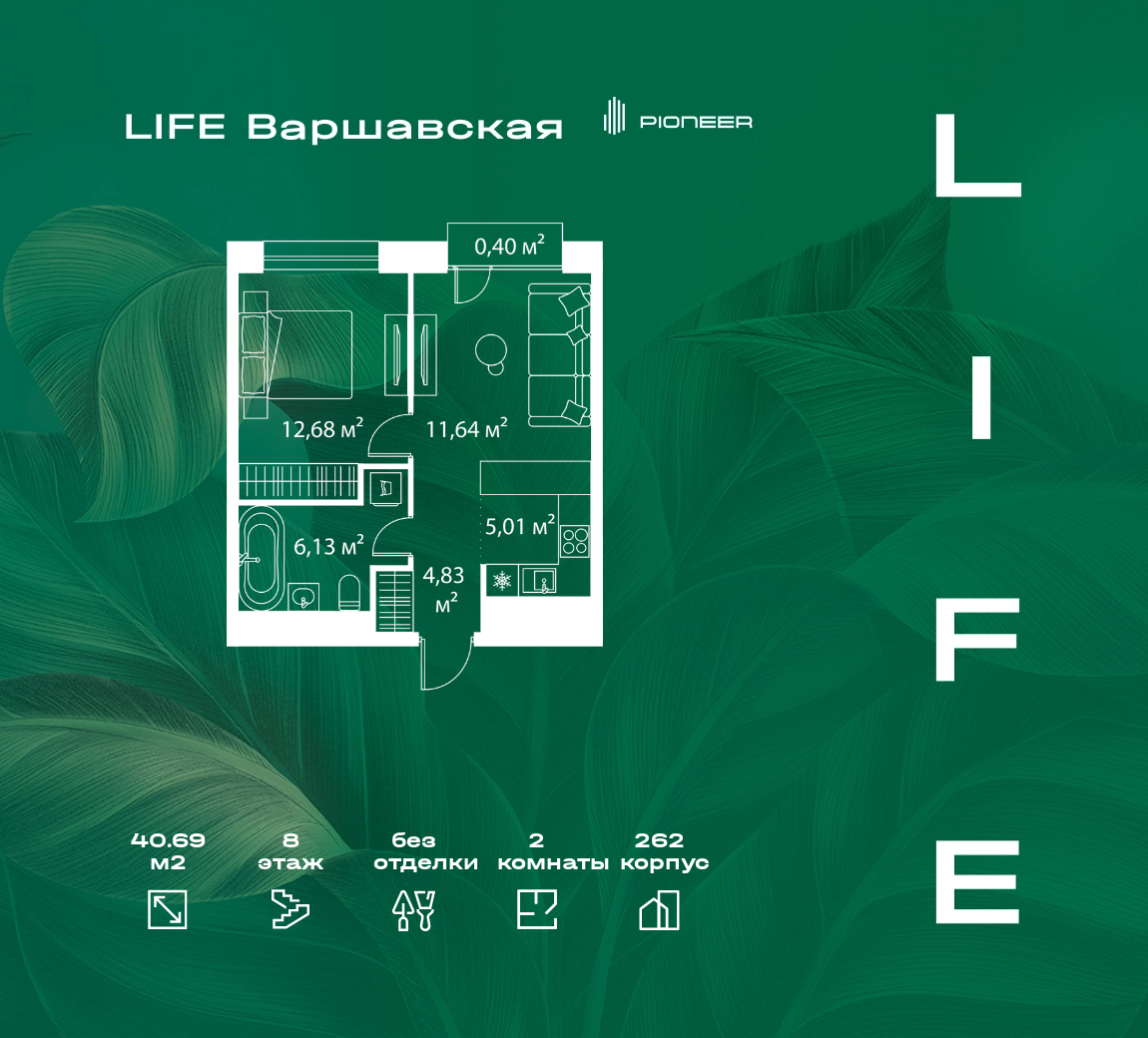 Планировка 2-комн.